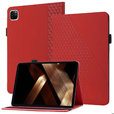 Custodia Portafoglio In Pelle Cover con Supporto YX1 per Apple iPad Pro 11 (2020) Rosso