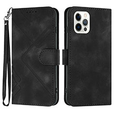 Custodia Portafoglio In Pelle Cover con Supporto YX1 per Apple iPhone 13 Pro Max Nero