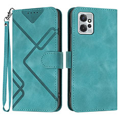 Custodia Portafoglio In Pelle Cover con Supporto YX2 per Motorola Moto G Power 5G (2023) Verde