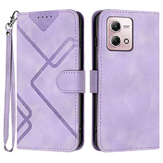 Custodia Portafoglio In Pelle Cover con Supporto YX2 per Motorola Moto G Stylus (2023) 4G Viola