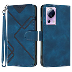 Custodia Portafoglio In Pelle Cover con Supporto YX3 per Xiaomi Mi 13 Lite 5G Blu