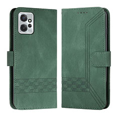 Custodia Portafoglio In Pelle Cover con Supporto YX4 per Motorola Moto G Power 5G (2023) Verde