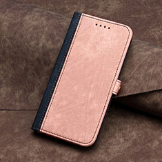 Custodia Portafoglio In Pelle Cover con Supporto YX5 per Samsung Galaxy S22 Ultra 5G Oro Rosa