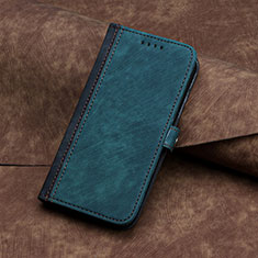 Custodia Portafoglio In Pelle Cover con Supporto YX5 per Samsung Galaxy S22 Ultra 5G Verde