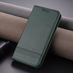 Custodia Portafoglio In Pelle Cover con Supporto YZ1 per Apple iPhone 14 Pro Verde