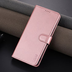 Custodia Portafoglio In Pelle Cover con Supporto YZ1 per Huawei Honor 80 5G Oro Rosa