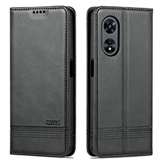 Custodia Portafoglio In Pelle Cover con Supporto YZ1 per Oppo A78 5G Nero