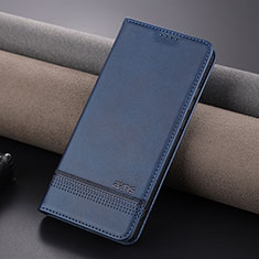 Custodia Portafoglio In Pelle Cover con Supporto YZ1 per Oppo K11 5G Blu