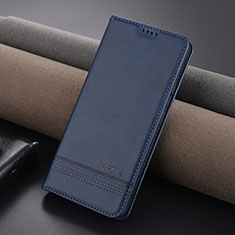 Custodia Portafoglio In Pelle Cover con Supporto YZ1 per Xiaomi Redmi Note 13 Pro 5G Blu