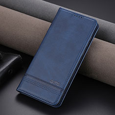 Custodia Portafoglio In Pelle Cover con Supporto YZ2 per Huawei Honor 80 GT 5G Blu