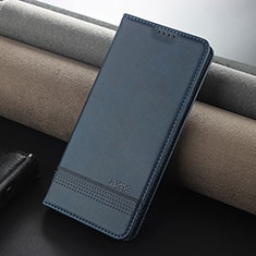 Custodia Portafoglio In Pelle Cover con Supporto YZ2 per Huawei Honor 90 Lite 5G Blu