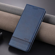 Custodia Portafoglio In Pelle Cover con Supporto YZ2 per Oppo Reno10 5G Blu
