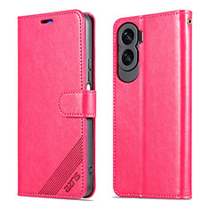 Custodia Portafoglio In Pelle Cover con Supporto YZ3 per Huawei Honor 90 Lite 5G Rosa Caldo