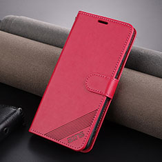 Custodia Portafoglio In Pelle Cover con Supporto YZ3 per Huawei Mate 60 Pro Rosa Caldo