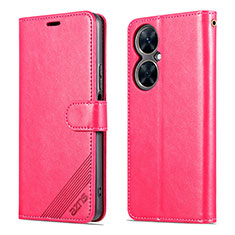 Custodia Portafoglio In Pelle Cover con Supporto YZ3 per Huawei Nova 11i Rosa Caldo