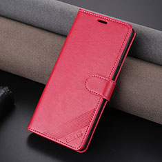 Custodia Portafoglio In Pelle Cover con Supporto YZ4 per Huawei Honor 90 5G Rosa Caldo