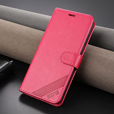 Custodia Portafoglio In Pelle Cover con Supporto YZ4 per Huawei P60 Art Rosa Caldo