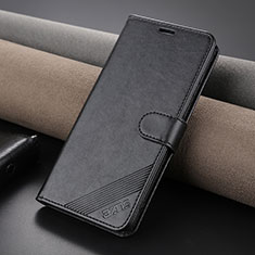 Custodia Portafoglio In Pelle Cover con Supporto YZ4 per Huawei P60 Pro Nero