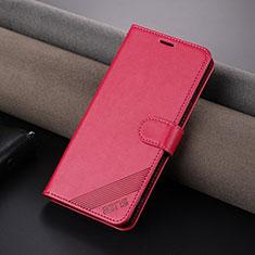 Custodia Portafoglio In Pelle Cover con Supporto YZ4 per Oppo K11 5G Rosa Caldo
