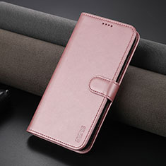 Custodia Portafoglio In Pelle Cover con Supporto YZ5 per Apple iPhone 14 Plus Rosa Caldo