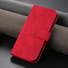 Custodia Portafoglio In Pelle Cover con Supporto YZ5 per Apple iPhone 14 Pro Rosa Caldo