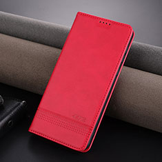 Custodia Portafoglio In Pelle Cover con Supporto YZ5 per Huawei Mate 60 Pro+ Plus Rosa Caldo