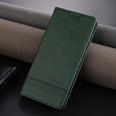 Custodia Portafoglio In Pelle Cover con Supporto YZ5 per Huawei Mate 60 Pro Verde