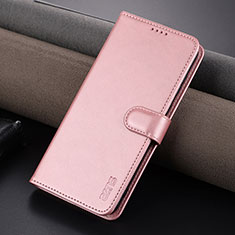 Custodia Portafoglio In Pelle Cover con Supporto YZ5 per Huawei P60 Rosa Caldo