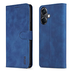 Custodia Portafoglio In Pelle Cover con Supporto YZ5 per OnePlus Nord CE 3 5G Blu