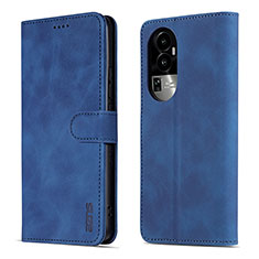 Custodia Portafoglio In Pelle Cover con Supporto YZ5 per Oppo Reno10 Pro+ Plus 5G Blu