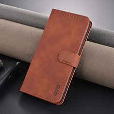Custodia Portafoglio In Pelle Cover con Supporto YZ5 per Xiaomi Redmi Note 13 Pro 5G Marrone