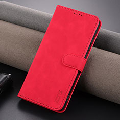 Custodia Portafoglio In Pelle Cover con Supporto YZ6 per OnePlus Nord CE 3 5G Rosso