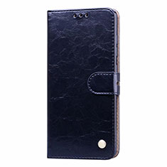 Custodia Portafoglio In Pelle Cover con Supporto Z02 per Samsung Galaxy A51 5G Blu