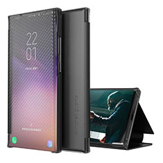 Custodia Portafoglio In Pelle Cover con Supporto ZL1 per Samsung Galaxy A21s Nero