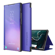 Custodia Portafoglio In Pelle Cover con Supporto ZL1 per Samsung Galaxy A32 5G Viola