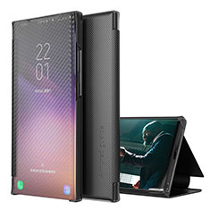 Custodia Portafoglio In Pelle Cover con Supporto ZL1 per Samsung Galaxy F62 5G Nero