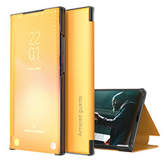 Custodia Portafoglio In Pelle Cover con Supporto ZL1 per Samsung Galaxy M31 Giallo