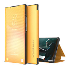 Custodia Portafoglio In Pelle Cover con Supporto ZL1 per Samsung Galaxy S20 Plus 5G Giallo