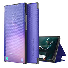 Custodia Portafoglio In Pelle Cover con Supporto ZL1 per Samsung Galaxy S22 Plus 5G Viola