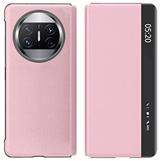 Custodia Portafoglio In Pelle Cover con Supporto ZL2 per Huawei Mate X5 Oro Rosa