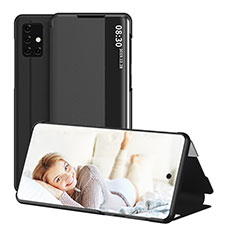 Custodia Portafoglio In Pelle Cover con Supporto ZL2 per Samsung Galaxy A51 5G Nero