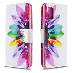 Custodia Portafoglio In Pelle Fantasia Modello Cover con Supporto B01F per Samsung Galaxy A31 Multicolore