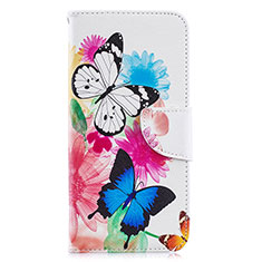 Custodia Portafoglio In Pelle Fantasia Modello Cover con Supporto B01F per Samsung Galaxy M10S Colorato