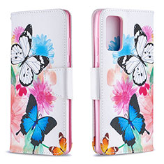 Custodia Portafoglio In Pelle Fantasia Modello Cover con Supporto B01F per Samsung Galaxy Note 20 5G Colorato