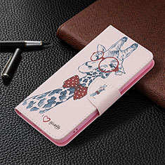 Custodia Portafoglio In Pelle Fantasia Modello Cover con Supporto B01F per Samsung Galaxy S21 FE 5G Grigio
