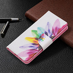 Custodia Portafoglio In Pelle Fantasia Modello Cover con Supporto B01F per Samsung Galaxy S21 Plus 5G Colorato