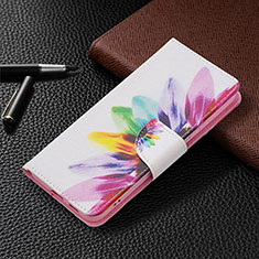 Custodia Portafoglio In Pelle Fantasia Modello Cover con Supporto B01F per Samsung Galaxy S22 5G Colorato