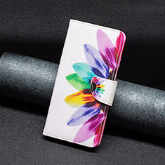 Custodia Portafoglio In Pelle Fantasia Modello Cover con Supporto B01F per Xiaomi Mi 13 5G Multicolore