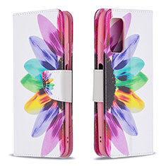Custodia Portafoglio In Pelle Fantasia Modello Cover con Supporto B01F per Xiaomi Poco M3 Multicolore