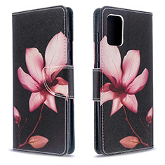Custodia Portafoglio In Pelle Fantasia Modello Cover con Supporto B03F per Samsung Galaxy A71 4G A715 Rosso